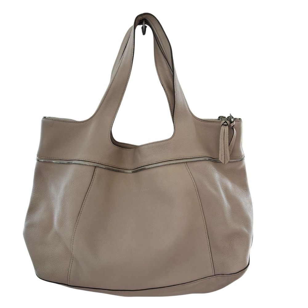 Longchamp Imperial (2011) Light Tan Leather Bag